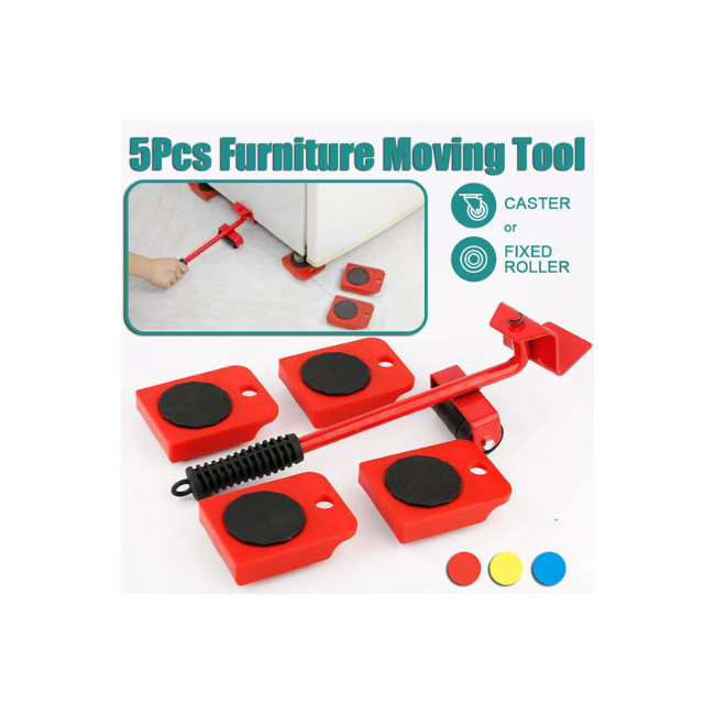 5 PCS Heavy Furniture Moving Kit - Home Moving System