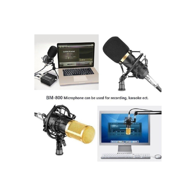 Professional Sound Recording Condenser Microphone Set