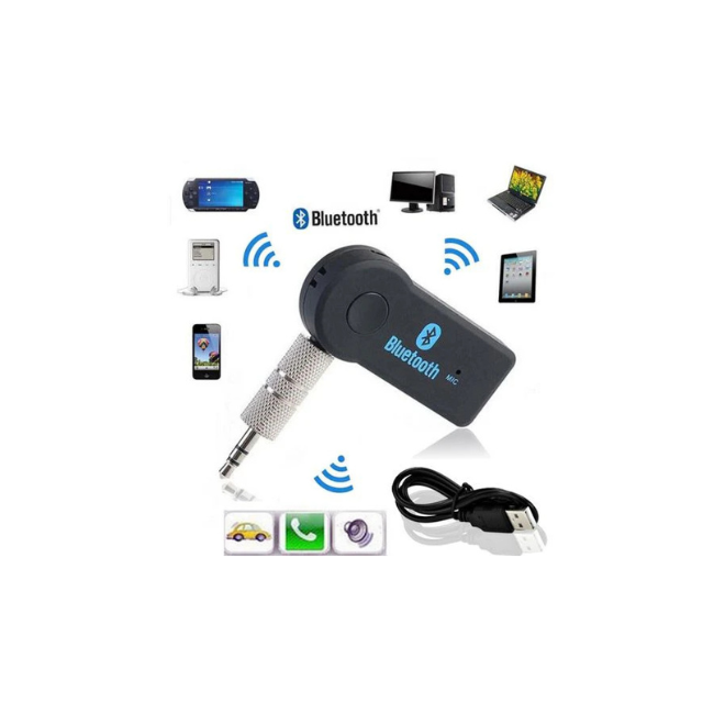 Car Wireless Bluetooth Aux Audio Receiver Handsfree