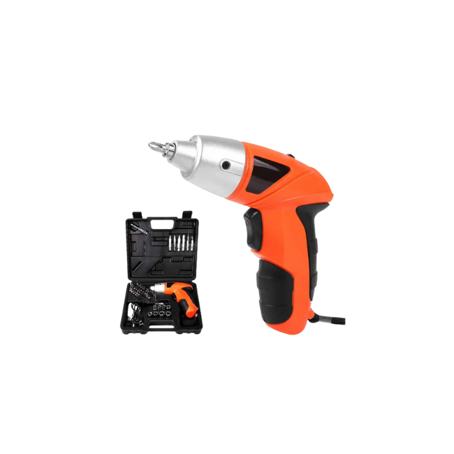 45Pcs 4.8V Rechargeable Electric Cordless Screwdriver Drill Set