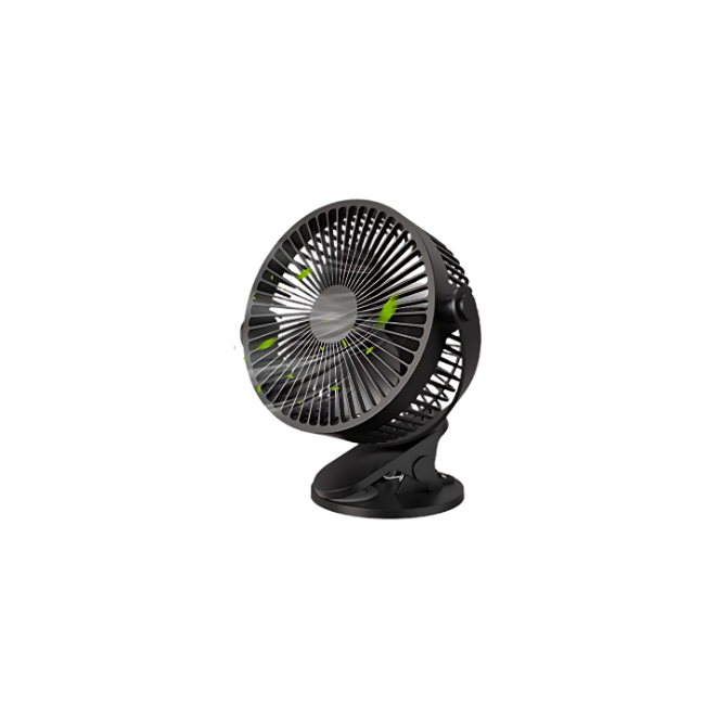 Small Rechargeable USB Clip-on Desk Fan